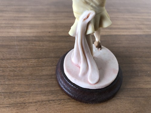 Statuina Figurina Modella Moda Italiana Anni 80 Ceramica Biscuit Made In Italy - Imagen 11 de 15