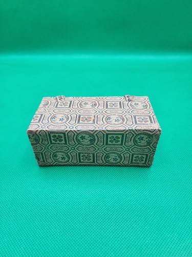 Kleine Vintage Chinesischer Charme Anhänger Schmuckschatulle Tuch Bedeckt Und Gefüttert - Bild 7 von 9