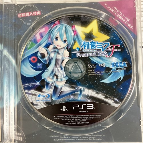 Hatsune Miku Project Diva F SONY PlayStation 3 PS3 BLJM60257 SEGA Japan Version - Picture 9 of 10
