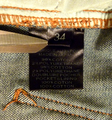 Balmain Paris Moto Biker Jeans Men's Size 34x32 Skinny Distressed Stretch Japan - Picture 9 of 9