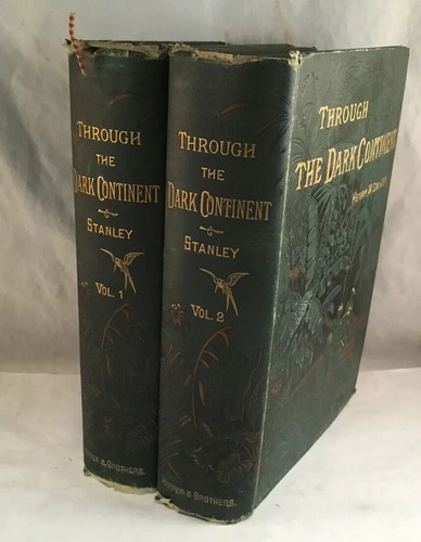 Henry Stanley Through The Dark Continent Africa 2 Volume Book Harper 1878 1st Ebay
