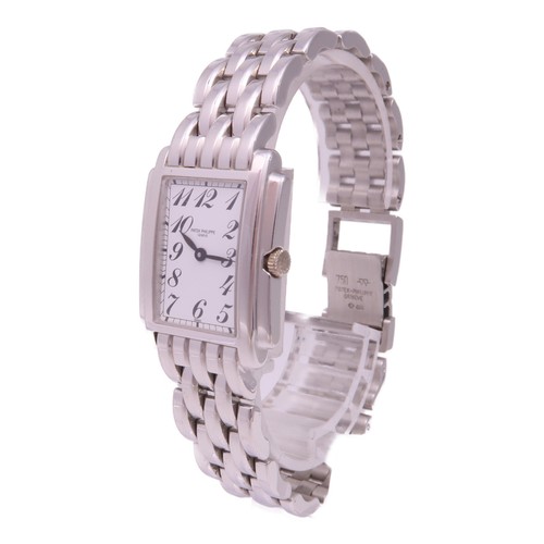 PATEK PHILIPPE Gondolo 4824/1G-001 Quartz Watch 18K White Gold White - Picture 4 of 14