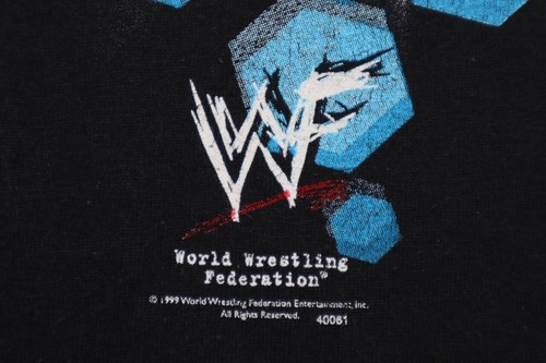 VINTAGE 1999 Chris Jericho Y2J “Raw is Jericho” Shirt Adult Size Large 90s - Picture 9 of 10