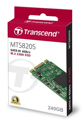 Transcend 240GB SATA III 6Gb/s SSD 3D 80mm Form Factor TS240GMTS820S