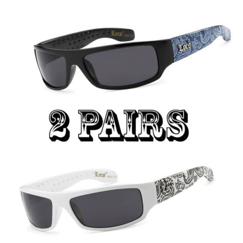 1 or 2 Pair(s) Mens OG Locs Authentic Gangster Cholo Sunglasses BDNA - Picture 18 of 19
