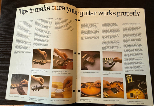 1980's DiMarzio Kit Guitar Guide for the Practical Guitarist Catalog & Assembly - Picture 6 of 9