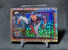 Trevor Williams X-Fractor Refractor 2024 Topps Chrome Update #USC56 Nationals