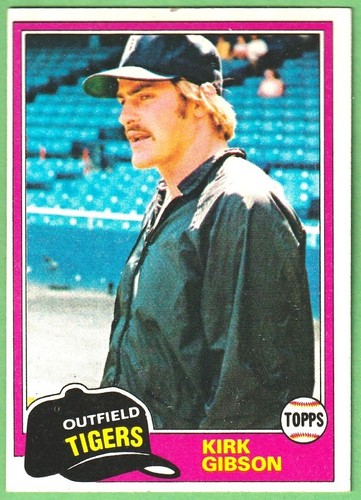 1981 Topps #315 - KIRK GIBSON RC - Detroit Tigers ⚾ ROOKIE ⚾ - Picture 1 of 2