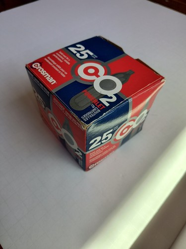 Crosman CO2 Cartridge 12g Old Packaging 25 Count