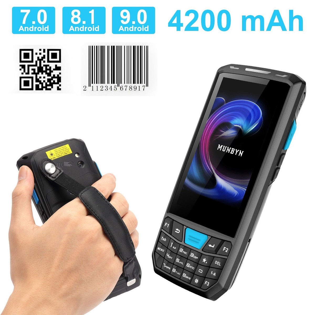 dosis Ældre borgere akse MUNBYN Handheld Android Barcode Scanner Mobile Computer with Honeywell Scanner | eBay dosis Ældre borgere akse MUNBYN Handheld Android Barcode Scanner Mobile Computer with Honeywell Scanner | eBay