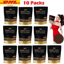 10 X BLAZO Coffee Instant 29 in 1 No Sugar Arabica Healthy 20 Sachets