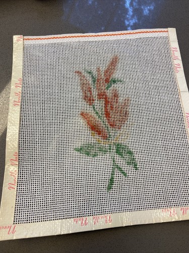 Needle nut Needlepoint Hand Painted Canvas Red Chili Peppers - Picture 4 of 4