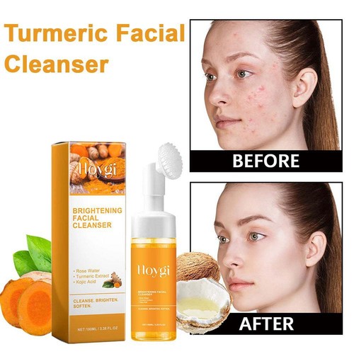 Turmeric Facial Cleanser, Turmeric Facial Wash, Turmeric Foaming Cleanser K3C0