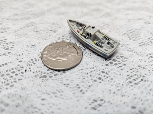 Micro Machines Military PT Patrol Boat Ship #119 White Gray Red - Picture 2 of 5
