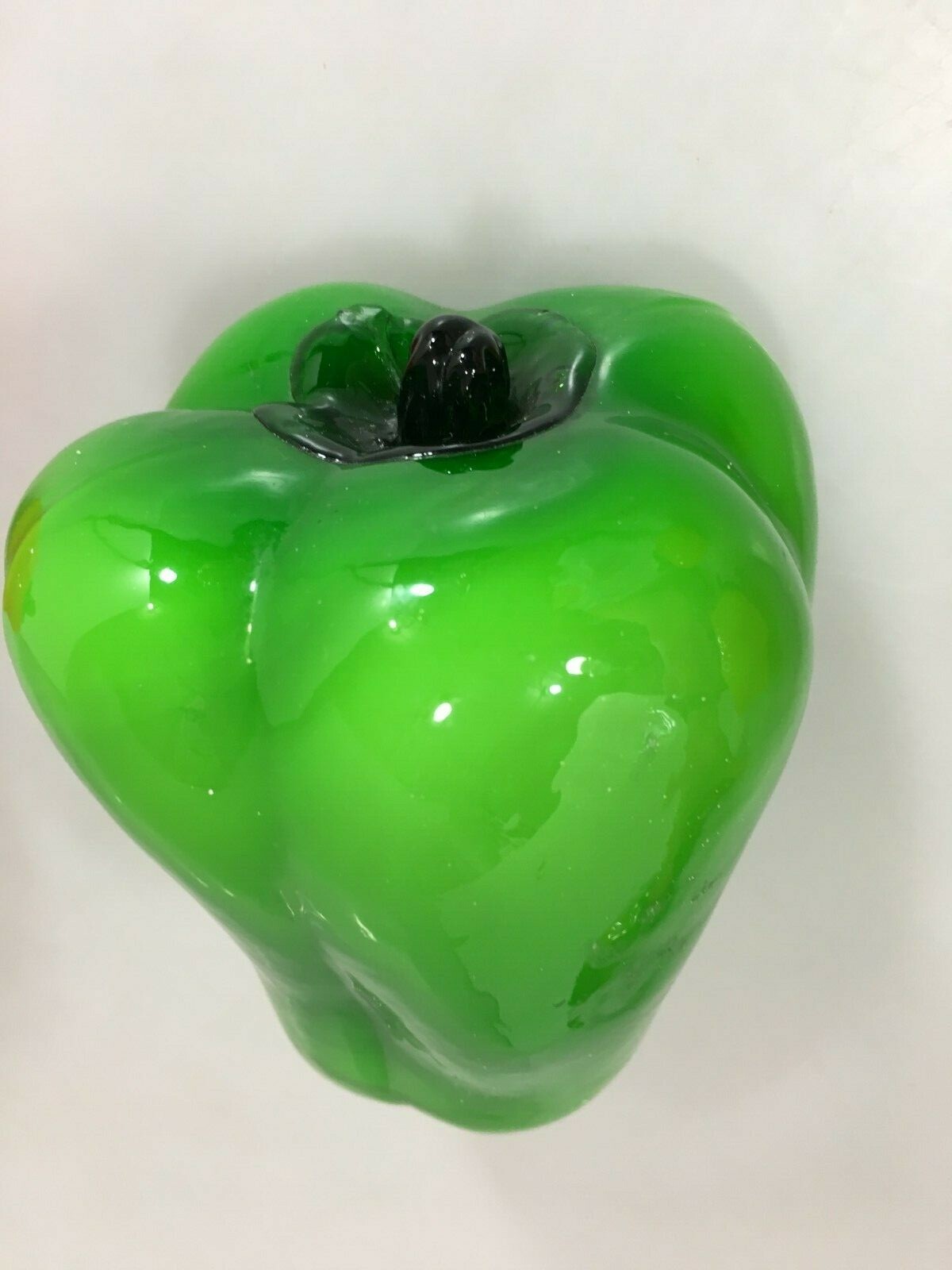 7 Glass Fruits Vegs 2 Tomatoes Lemon Pepper Apple Orange Zucchini