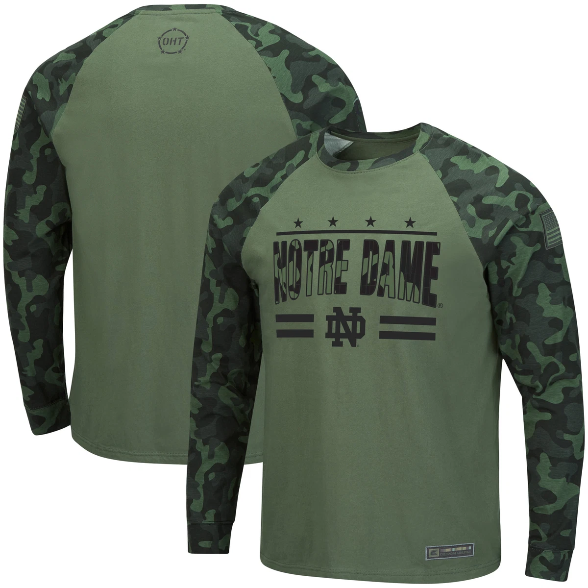 Camo notre dame sweatshirt sale