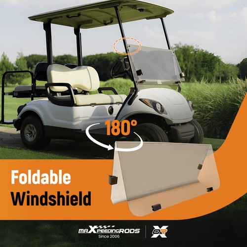 Front Tinted Windshield Windscreen Golf Cart Part for Yamaha G14 G16 G19 95-03 - Picture 3 of 14