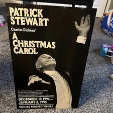 Patrick Stewart A Christmas Carol Richard Rodgers Theatre 22x14 Advertisement
