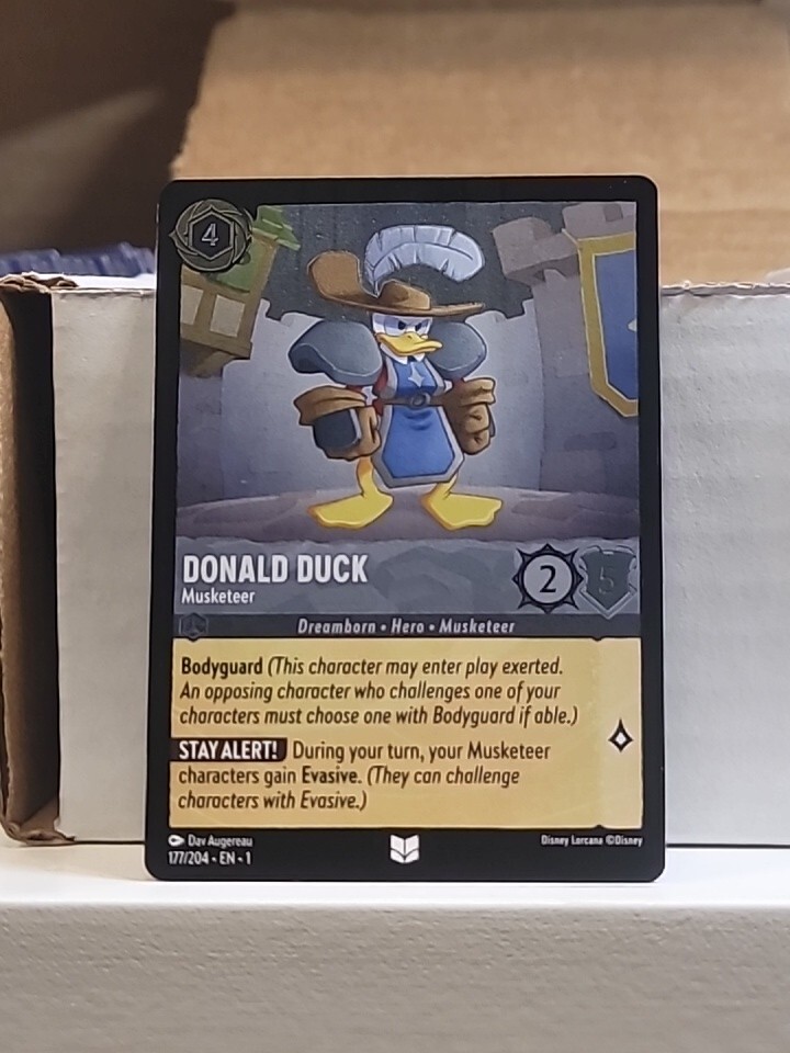 2023 Disney Lorcana - Donald Duck Musketeer - #177/204 (DLPC) | eBay