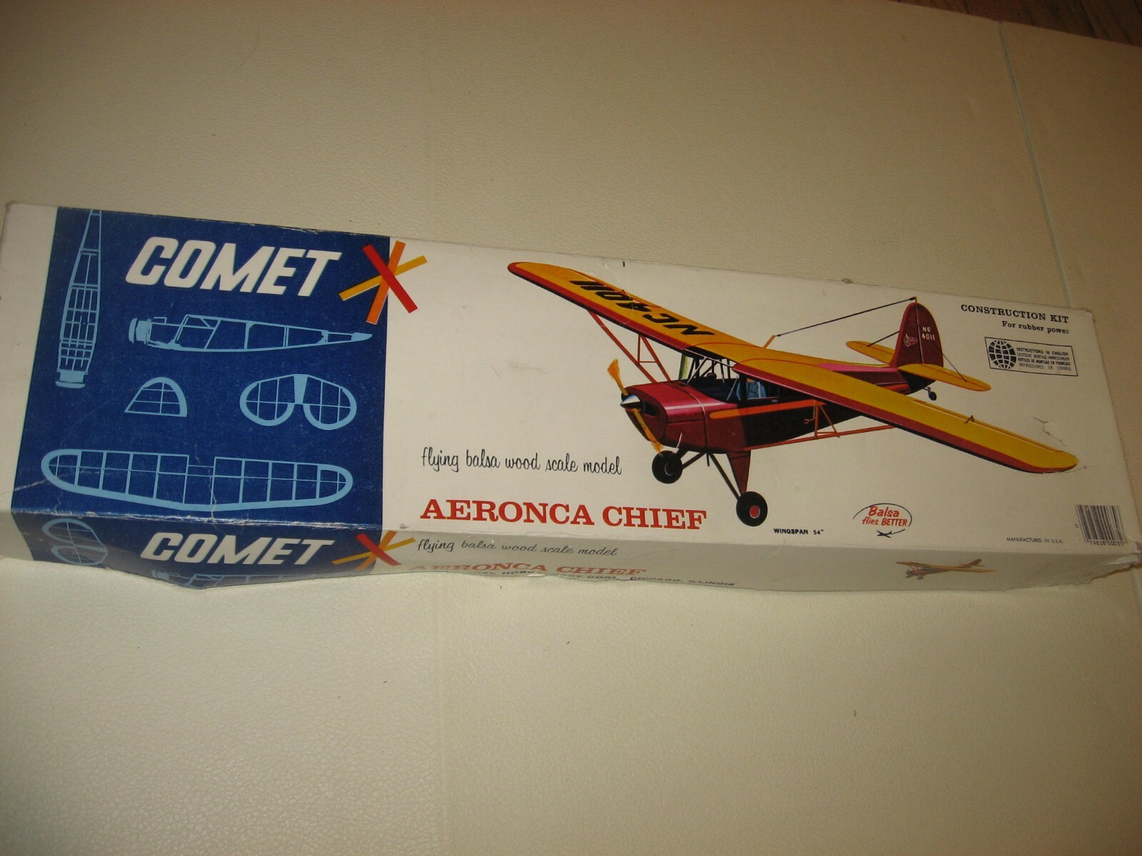 comet balsa wood model airplane kits