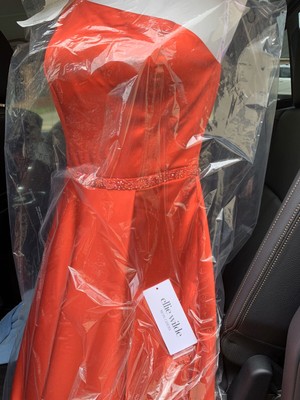 red prom dress size 4