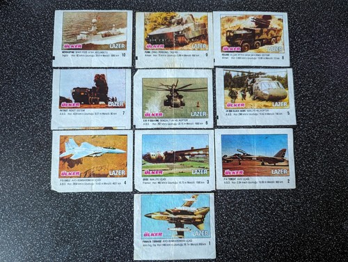 LAZER 1-70 FULL SERIES Wkładki z gumy bąbelkowej Bardzo rzadkie - Zdjęcie 2 z 7