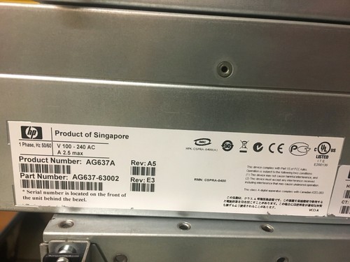 HP Storageworks HSV300 P/N:AG637A Console - Photo 7/7