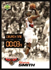 1997 Upper Deck Nestle Crunch Time Steve Smith    #CT10 Atlanta Hawks