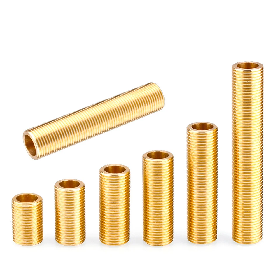 1/2" BSP Male Long Brass Thread Fitting Fitting Connector Length 30mm-120mm - Image 2 of 4