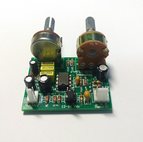 Subwoofer Filtro de Paso Bajo Crossover Electrónico HAZLO TÚ MISMO KIT SUB-1S Frecuencia. 50Hz ~ 250Hz - Imagen 8 de 10