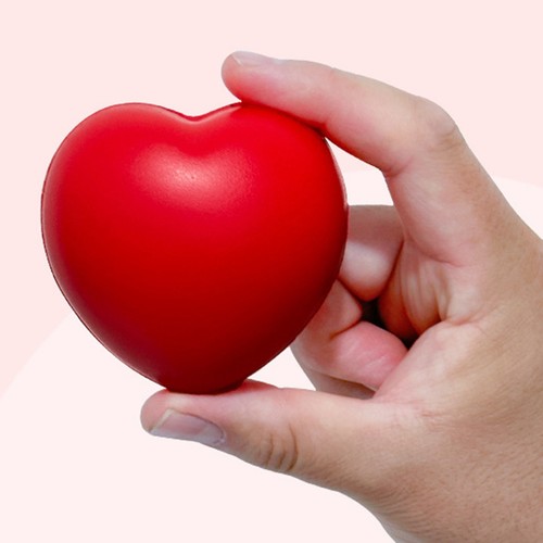 2xHand Exercise Balls Heart-Shape Hand Grip Strength Power Trainer Grip Training - Foto 5 di 9