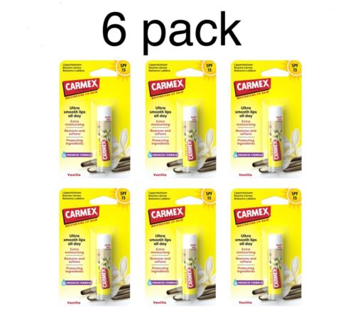 Confezione da 6 balsami labbra CARMEX PREMIUM VANILLA, SPF15 4,25 g - Foto 3 di 4