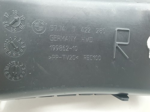 BMW 3 SERIES AIR DUCT BRAKE DRIVER SIDE 7422280 G20 G21 - Picture 8 of 8