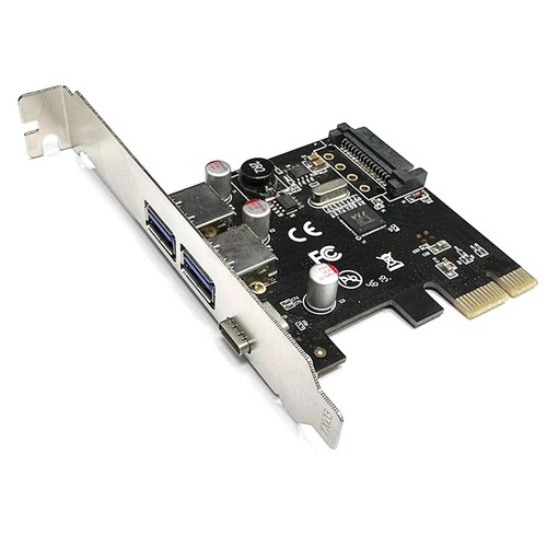 VL805 1 USB 3.1 Type C 2 USB 3.0 Type A Adapter Expansion Card - Picture 3 of 9