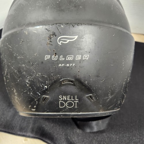 Fulmer AF S77 Motorcycle Helmet Size S Black Snell Dot No Face Shield - Picture 4 of 24