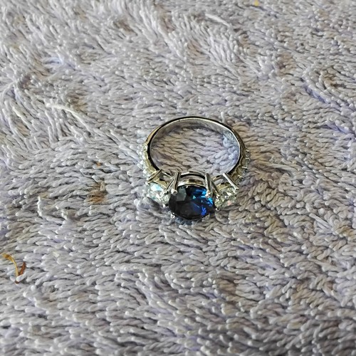 18k white gold Ring Of 3.800g - Picture 7 of 8