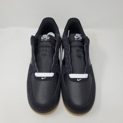 Nike Air Force 1 '07 LV8 Black White Gum IB6388-001 Men's Size 10