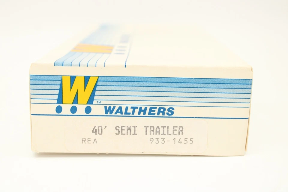 Walthers HO Scale REA Railway Express 40' Semi Truck Trailer Set NOS 933-1455 - Image 3 of 3
