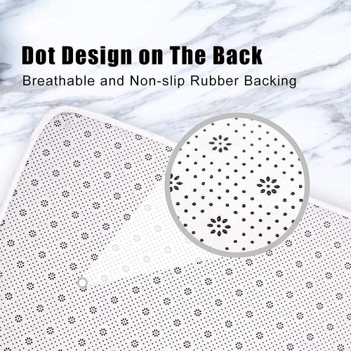 Wasserdichter rustikaler Duschvorhang & Badematten-Set - ideal für Landhausstil - Bild 8 von 10