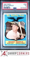 1959 TOPPS ALL-STAR #564 MICKEY MANTLE YANKEES HOF PSA 3