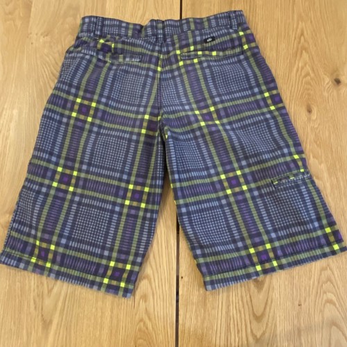 Nike 6.0 Size 16 Youth Boys Multicolor Board Shorts Inseam 10” Plaid Swim Surf - Picture 2 of 5