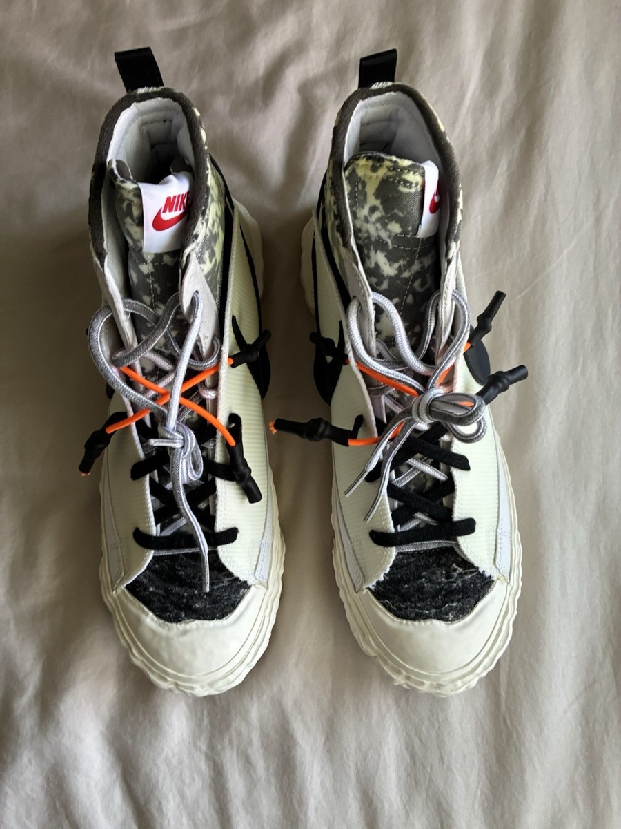 Brand New READYMADE x Nike Blazer Mid White Camo, Size 10