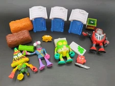 THE GROSSERY GANG 3.5” Lot Of 14 Pc PLASTIC MOOSE ENTERPRISE Toys Figures 