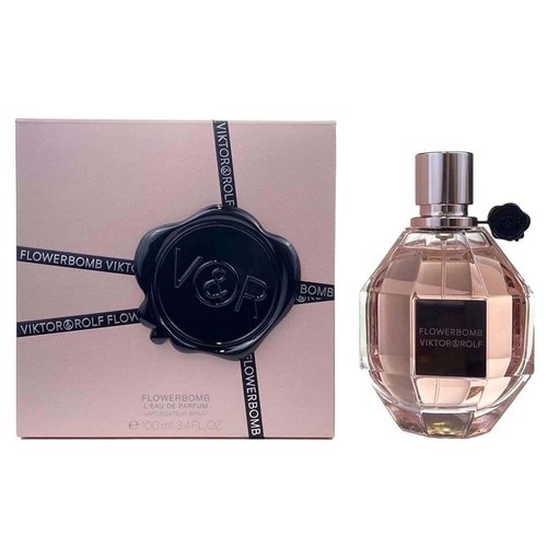 Flowerbomb by Viktor & Rolf 3.4 oz 100ML Eau De Parfum Brand New Sealed In Box