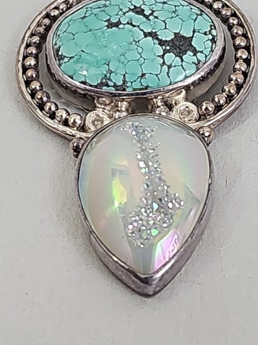 Sajen ~ Sterling 925 Silver ~ Jeweled Pendant - Picture 2 of 11