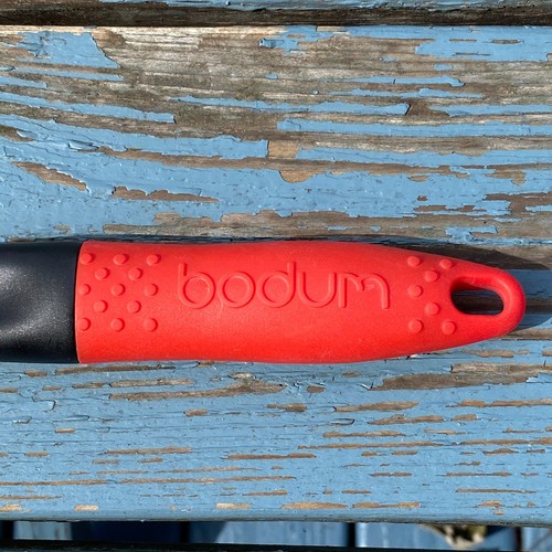 3 Bodum Kitchen Bistro RED Utensils Slotted Spoon Spaghetti Server Dough Spoon - Picture 5 of 8