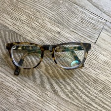 Warby Parker Preston 235 Eyeglasses FRAME ONLY Brown Tortoise Plastic 49-20-140