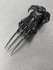 Fixed Blade Fantasy Wolverine Claw & Skull Skeleton Knife Dagger w/ Handle 14"