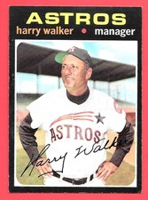 1971 Topps #312 Harry Walker - EXMT