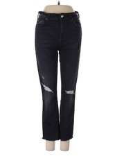 7 For All Mankind Women Black Jeans 26W